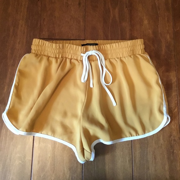 Forever 21 Pants - Mustard yellow shorts